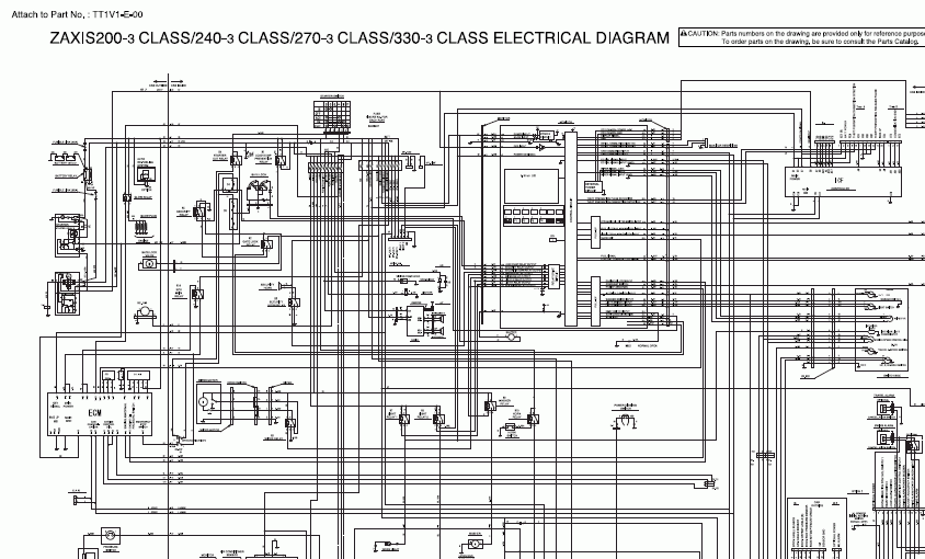 Экскаватор хитачи 330 гидравлическая схема